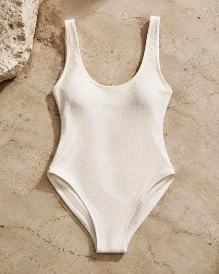 Maiô Ivory Texturizado